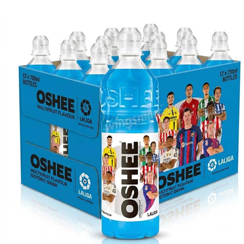 Oshee Multifruit Isotonic Drink 12 x 500ml Sports Hydration Drink