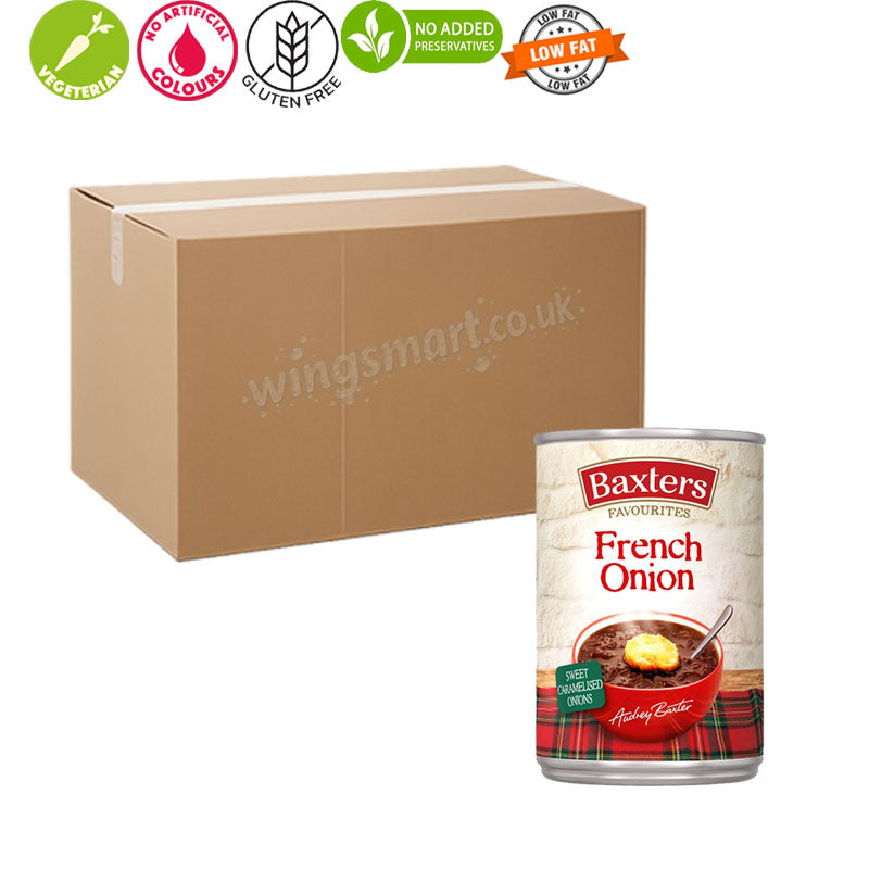 Baxters French Sweet Caramelised Onions Soup 400g x 12 Cans Classic Soup Multipack