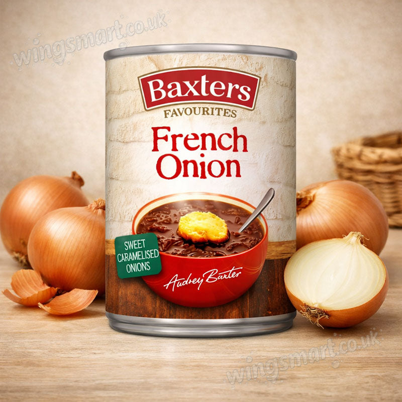 Baxters French Sweet Caramelised Onions Soup 400g x 12 Cans Classic Soup Multipack