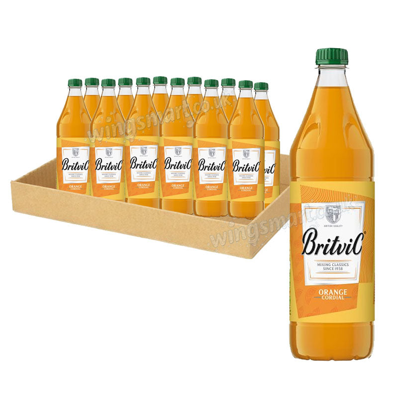 Britvic Cordial 1L Lime, Blackcurrant, Orange – Fruit Concentrate Drink Mixers & Cordial Syrups