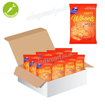Golden Cross Hot & Spicy Party Wheels 90g (Pack of 12)
