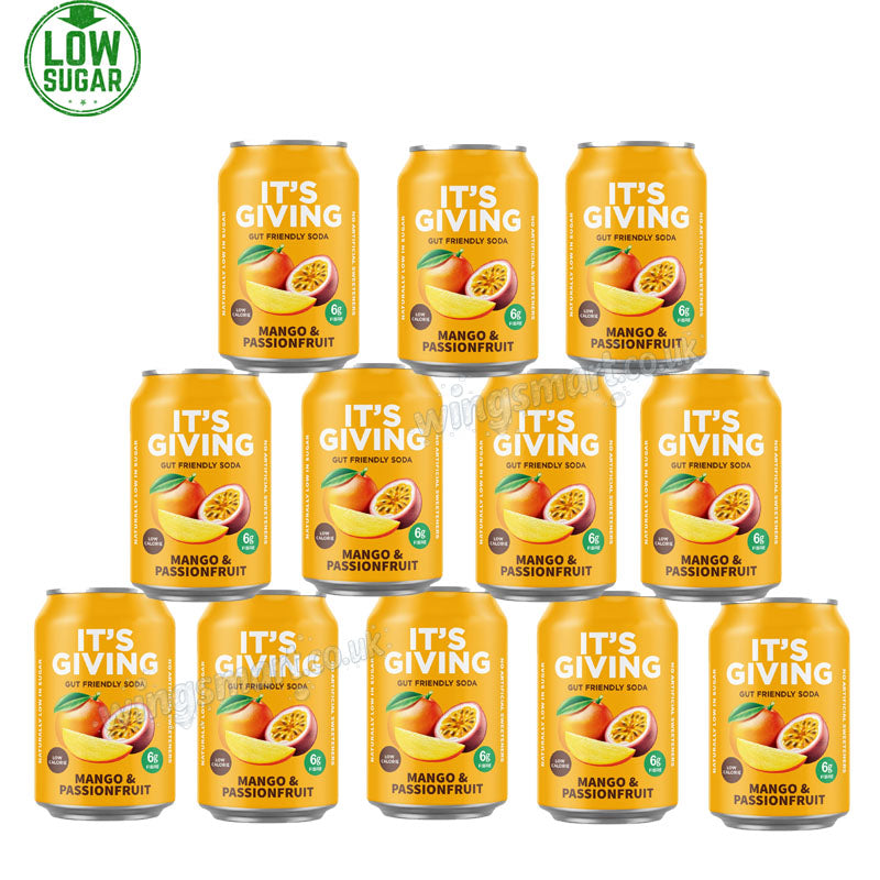 It’s Giving Sparkling Fruit Drinks – Assorted Flavours 330ml