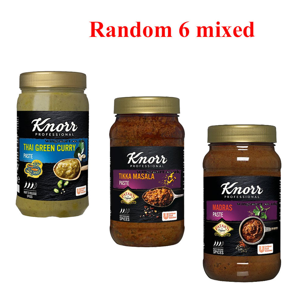 Knorr Professional 1.1kg Curry Paste Range – Madras, Tikka Masala & Thai Green