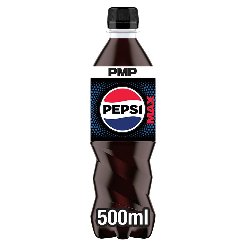 Pepsi Max No Sugar Cola PMP Bottle 500ml (Pack of 12)