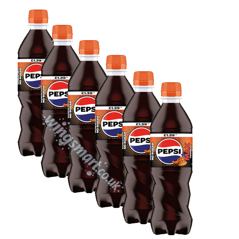 Pepsi Max Tropical Bottle PMP 500ml