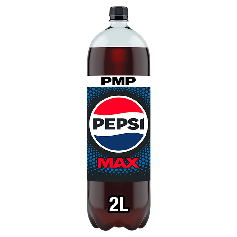 Pepsi Max No Sugar Cola Bottle PMP 2L (Pack of 6)