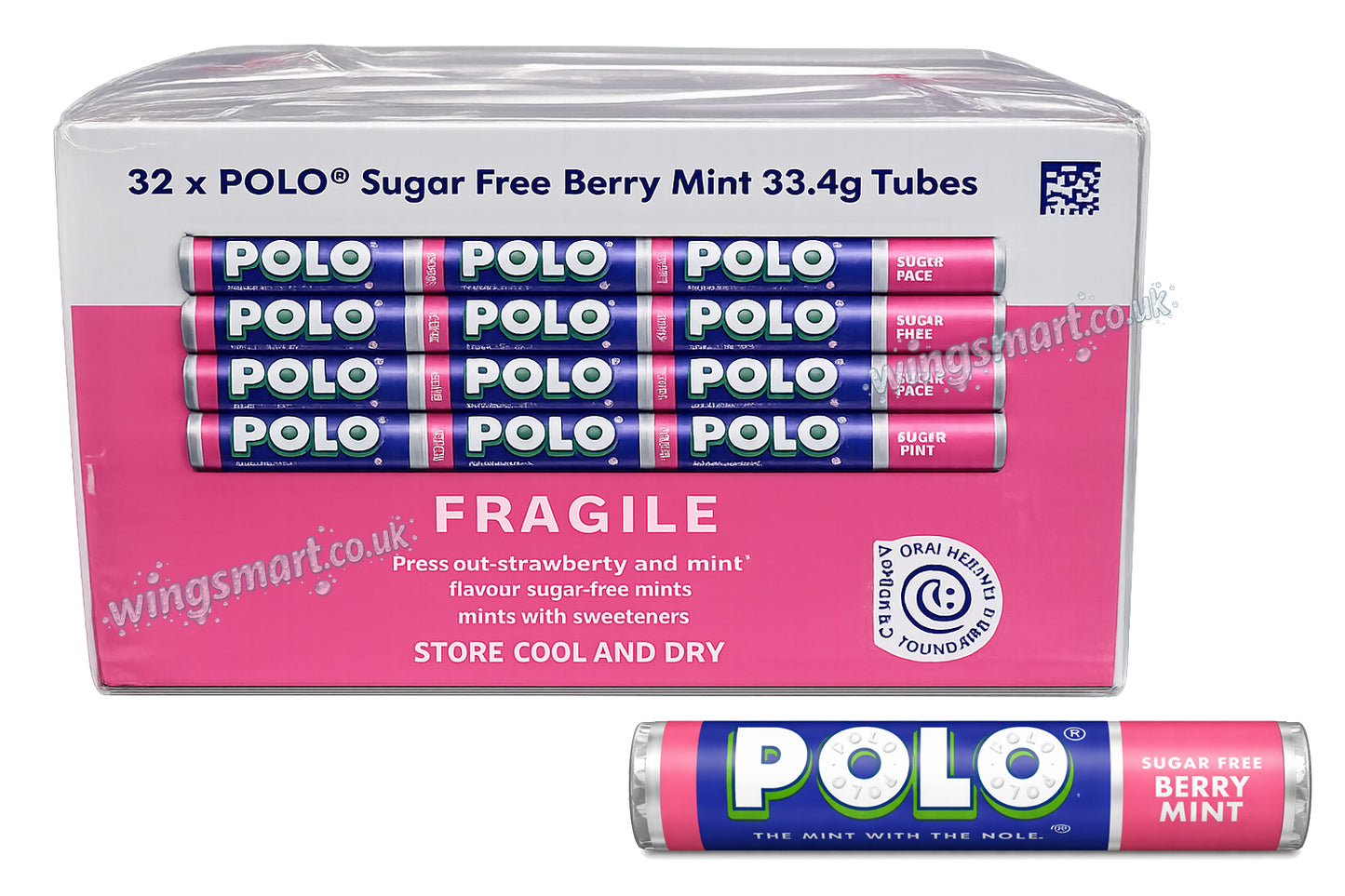 Polo Sugar Free Berry Mint 32 x 33.4g | Full Box