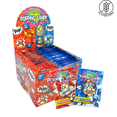 Crazy Candy Factory Popping Candy 7g (25 & 50 packs)