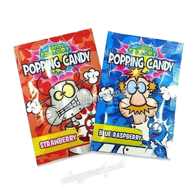 Crazy Candy Factory Popping Candy 7g (25 & 50 packs)