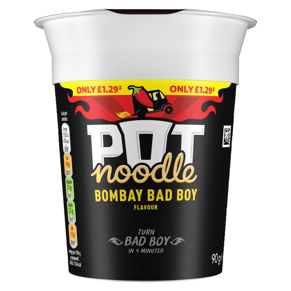 Pot Noodle Assorted Flavour Snack Bundle – 90g (Pack of 12)