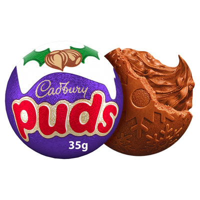 Cadbury Puds Chocolate Eggs 35g – Pack of 48