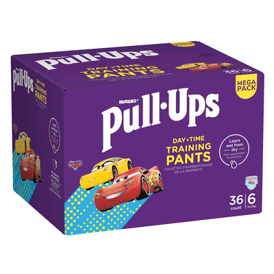 Huggies Pull-Ups Day Time Boy Training Pants Size 6, 36 Pack