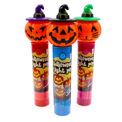 Candy Realms Halloween Pumpkin Light Pop 12 x 11g Lollipops