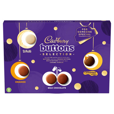 Cadbury Buttons Chocolate Christmas Selection Box 340g