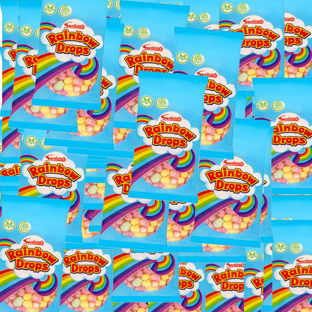 Swizzels Rainbow Drops 10g Bags (60-Pack, 20p PMP)