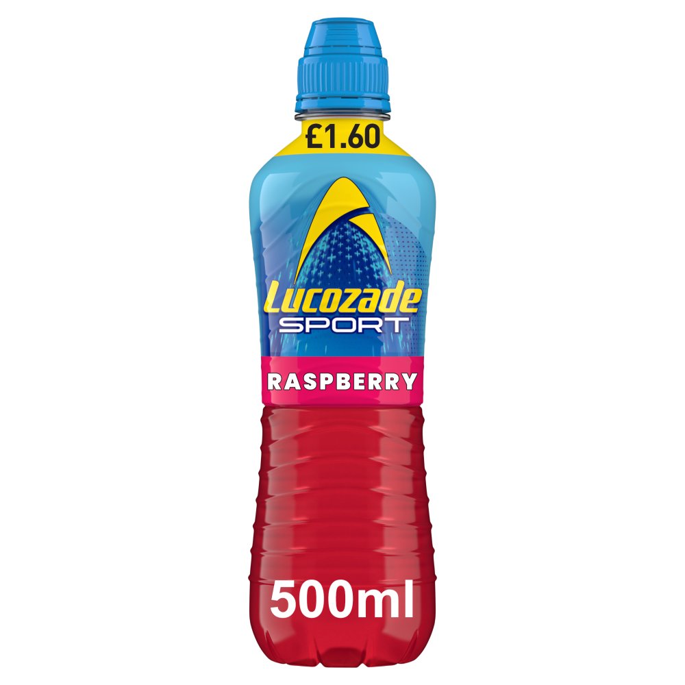 Lucozade Sport Raspberry Isotonic Energy Drink 500ml (Pack of 12)