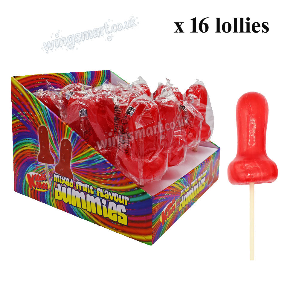 Kandy Kandy Dummy On A Stick Lollipop 120g – Mixed Fruit & Blueberry Flavoured Candy