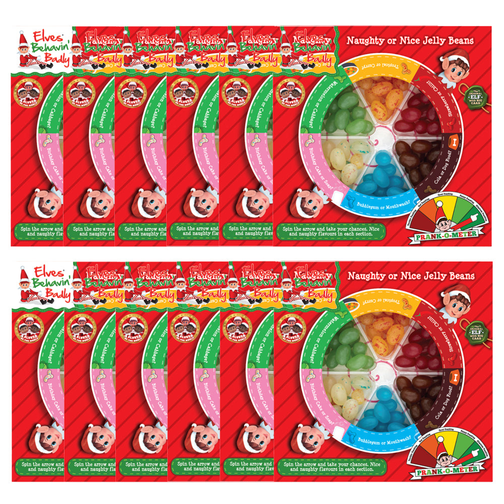 Elves Behavin' Badly Naughty or Nice Jelly Bean Game 100g