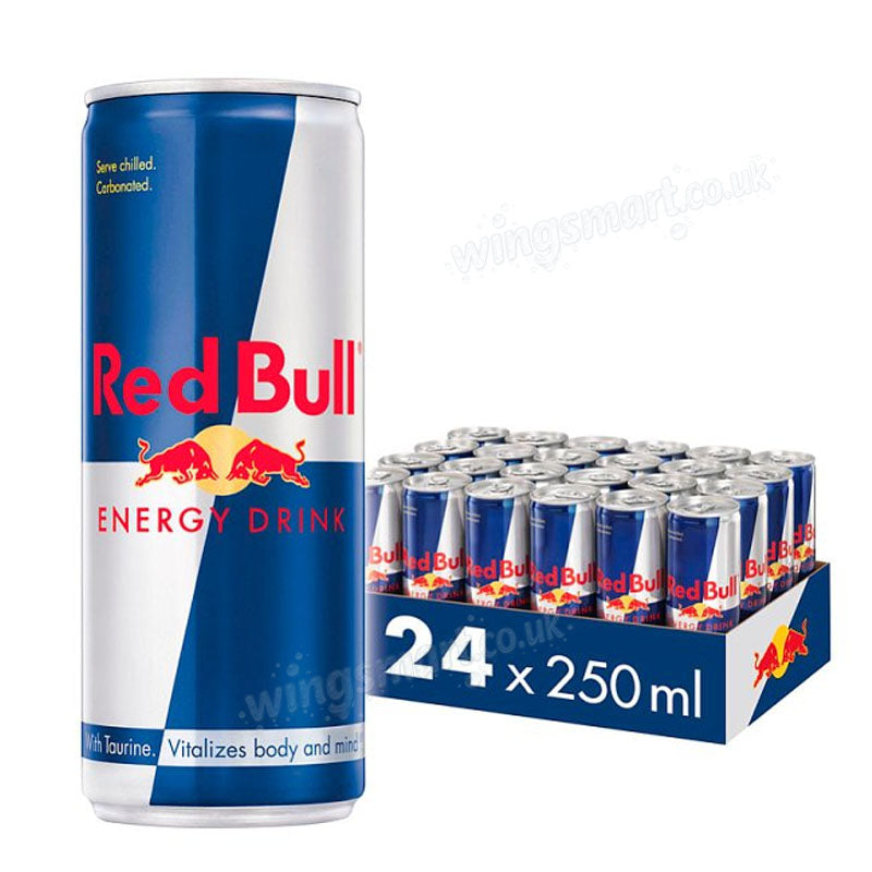 Red Bull Energy Drink 250ml (12 & 24 Cans)