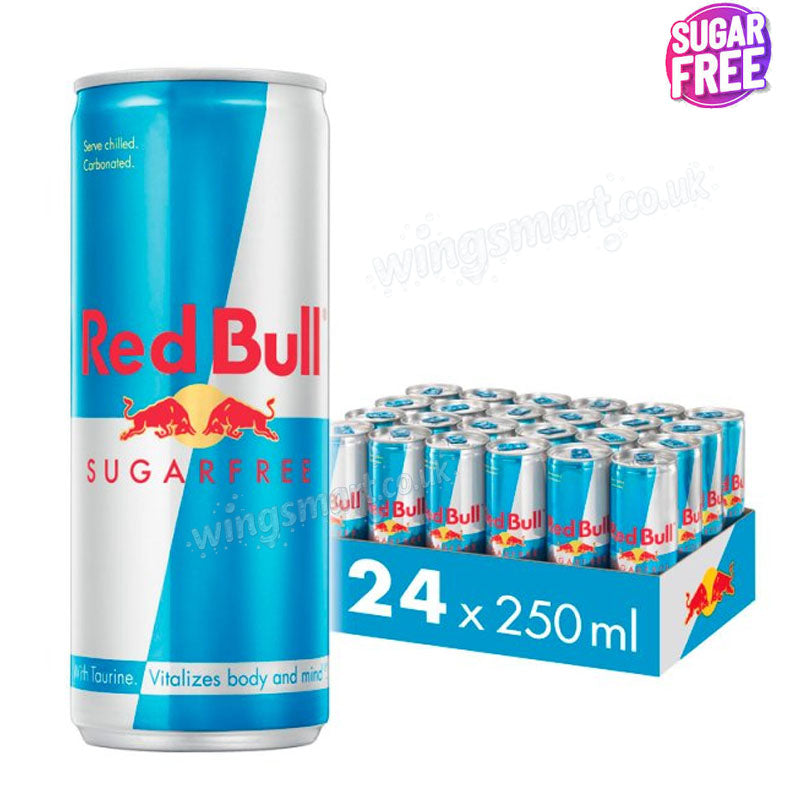 Red Bull Sugar free Energy Drink 250ml (12 & 24 cans)