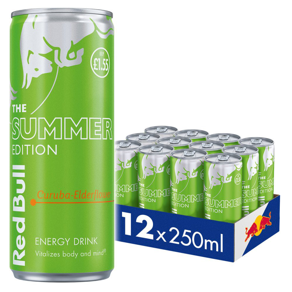 Red Bull Energy Drink Summer Edition Curuba-Elderflower PMP 250ml