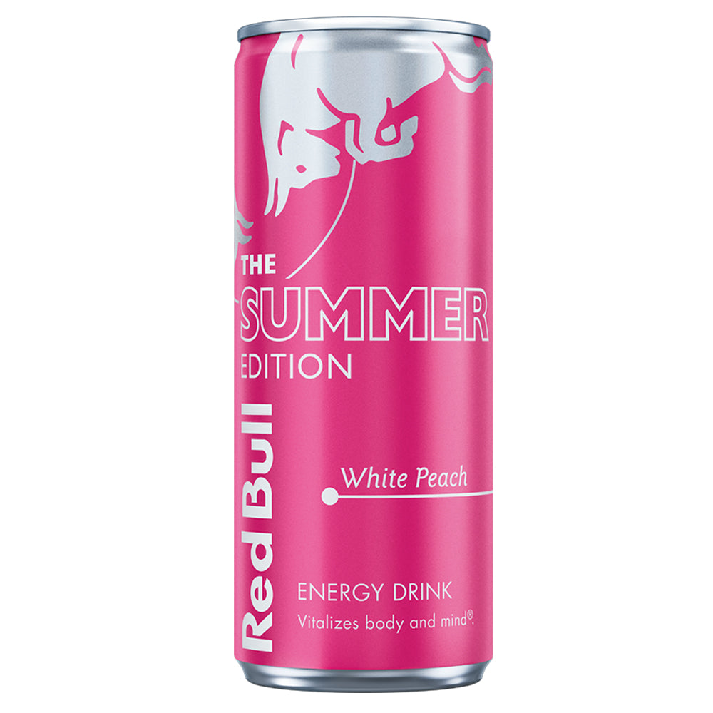 Red Bull Summer Edition 2025 White Peach Drink 250ml (Case of 12)