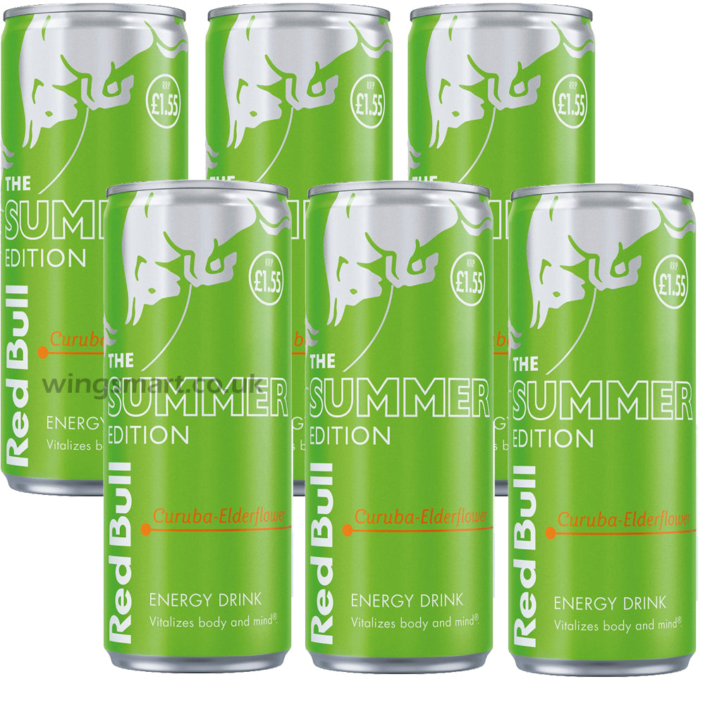 Red Bull Energy Drink Summer Edition Curuba-Elderflower PMP 250ml