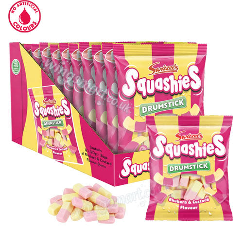 Swizzels Drumstick Squashies Mixed Flavours 120g Assorted Packs (box of 12 packs)