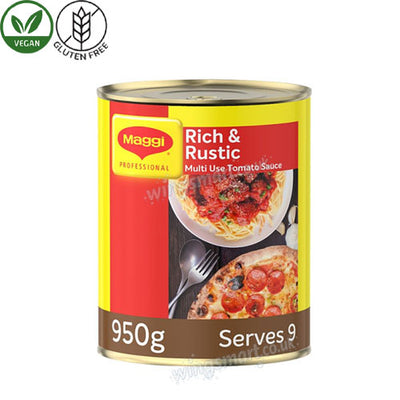 Maggi Rich & Rustic Multi Use Tomato Sauce 950g Can