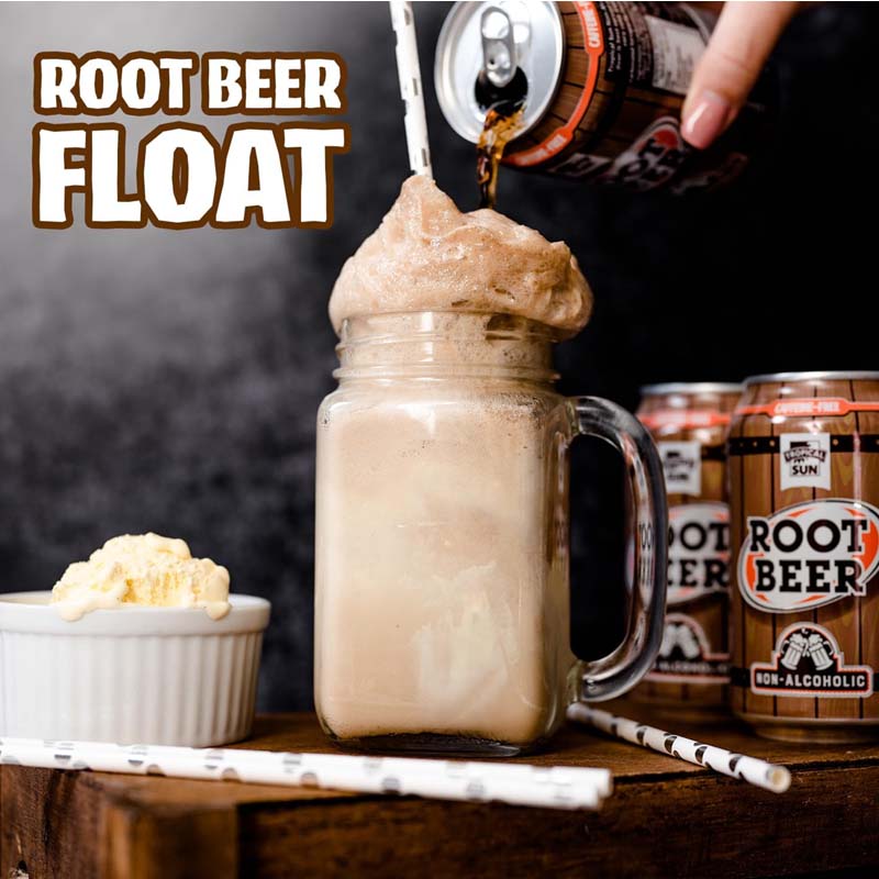 Tropical Sun Root Beer 330ml Cans Non-Alcoholic Caffeine-Free Fridge Pack