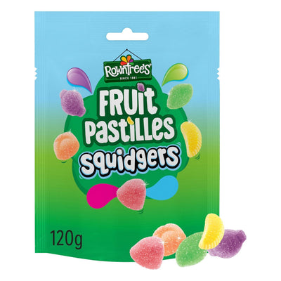 Rowntree's Fruit Pastilles Squidgers Sweets Sharing Bag 120g(Pack of 9)