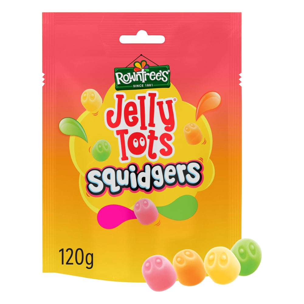 Rowntree's Jelly Tots Squidgers Sweets Sharing Bags (9x120g)