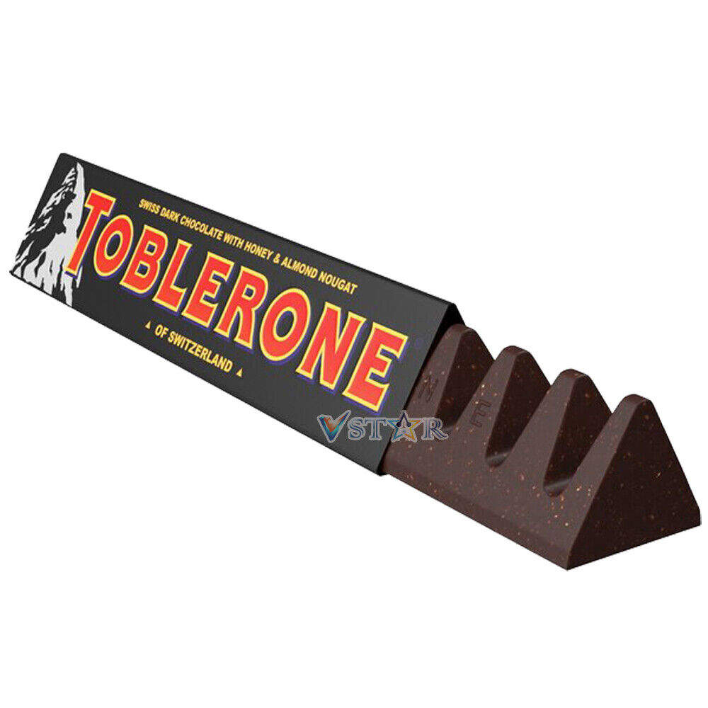 Toblerone Chocolates 4 Mixed (Dark, White, Milk, Almond) Large Bars 360g - WingsMart