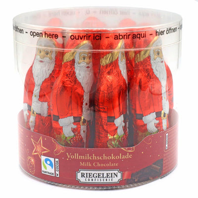 Riegelein Hollow Milk Chocolate Santas 11 x 25g