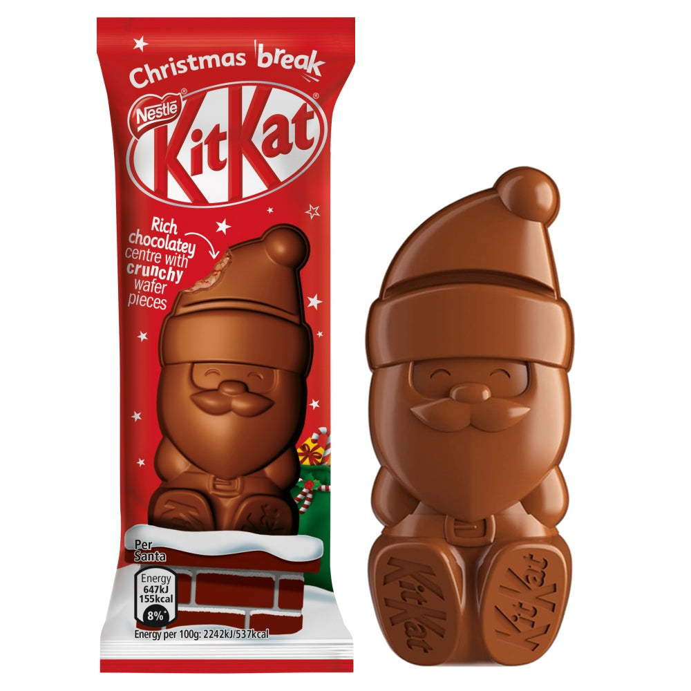 Kit Kat Santa Milk Chocolate Christmas Figure 29g (Box of 30)