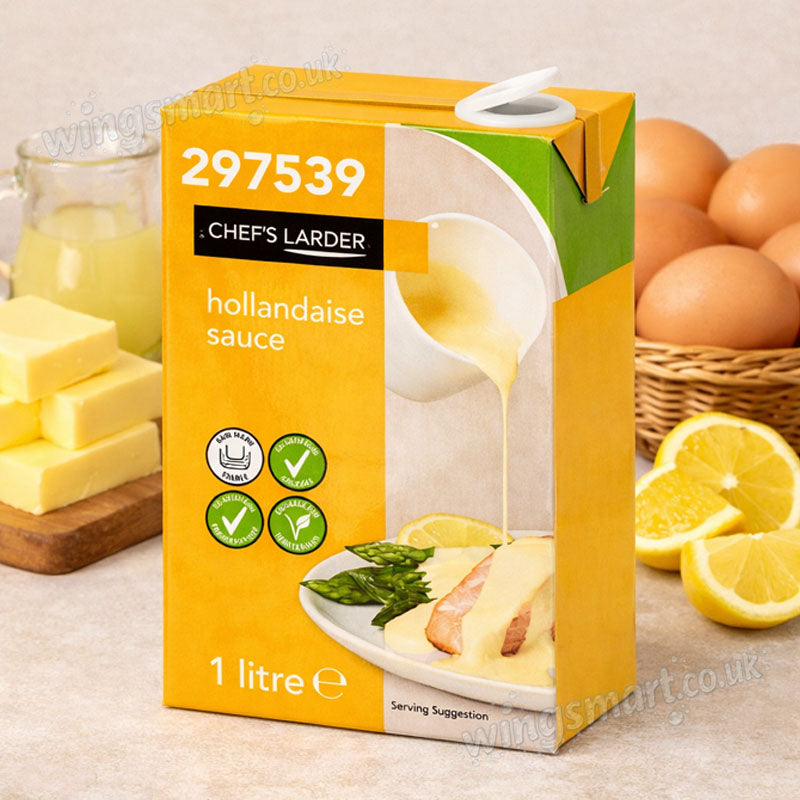 Hollandaise Sauce Chef’s Larder Creamy Butter Lemon Sauce 1L