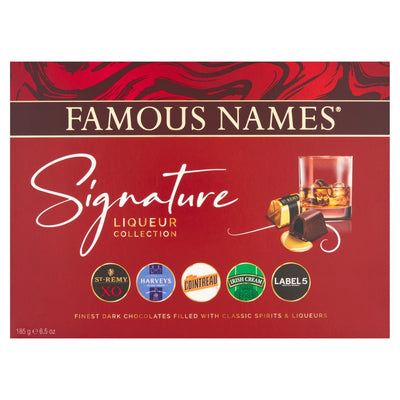 Famous Names Signature Chocolate Liqueurs Collection 185g
