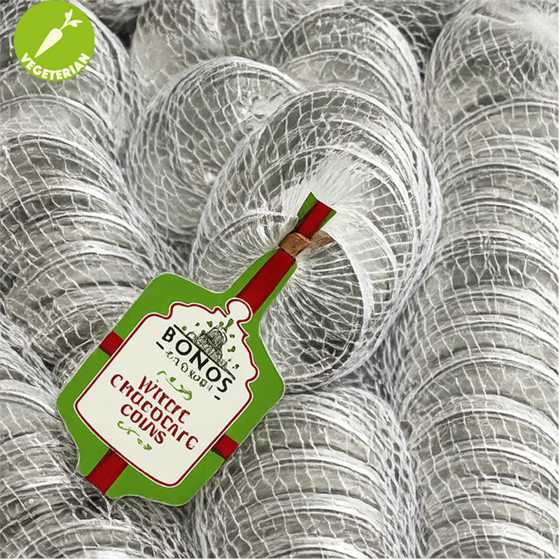 Bonds Chocolate Coins Nets – White Silver Coins 60g & Milk Gold Coins 60g & Gold Milk Chocolate Coins 75g