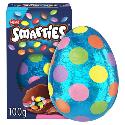 Smarties Milk Chocolate Small Easter Egg 110g (Box of 12)