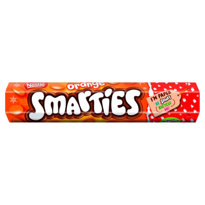 Smarties Orange Milk Chocolate Giant Tube 120g (Box of 20)