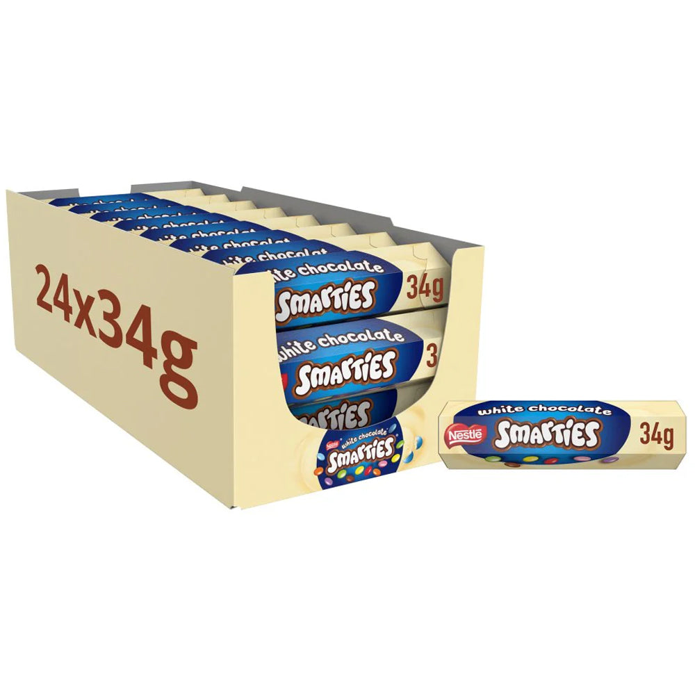 Smarties White Chocolate Tube 36g (Pack of 24)