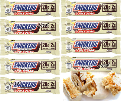 Snickers White Chocolate Low Sugar Protein Bar 57g - WingsMart