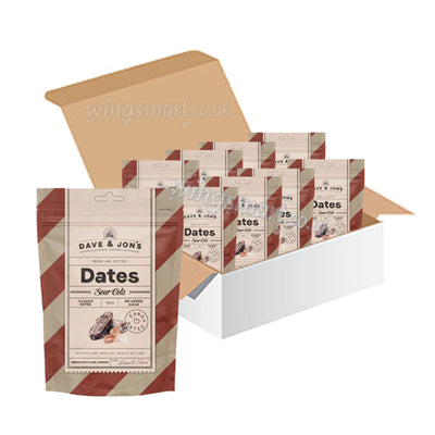 Dave & Jon’s Flavoured Date Candy Collection – 125g Variety Pack (8 & 16 packs)