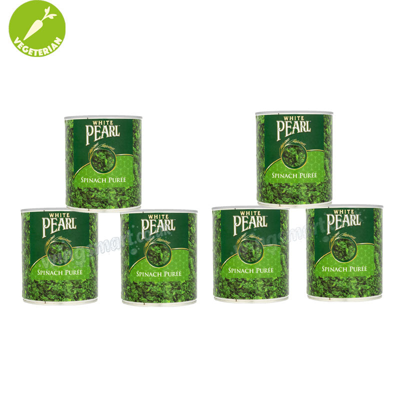 Spinach Puree White Pearl 795g Tins Bulk Ready to Use Pack