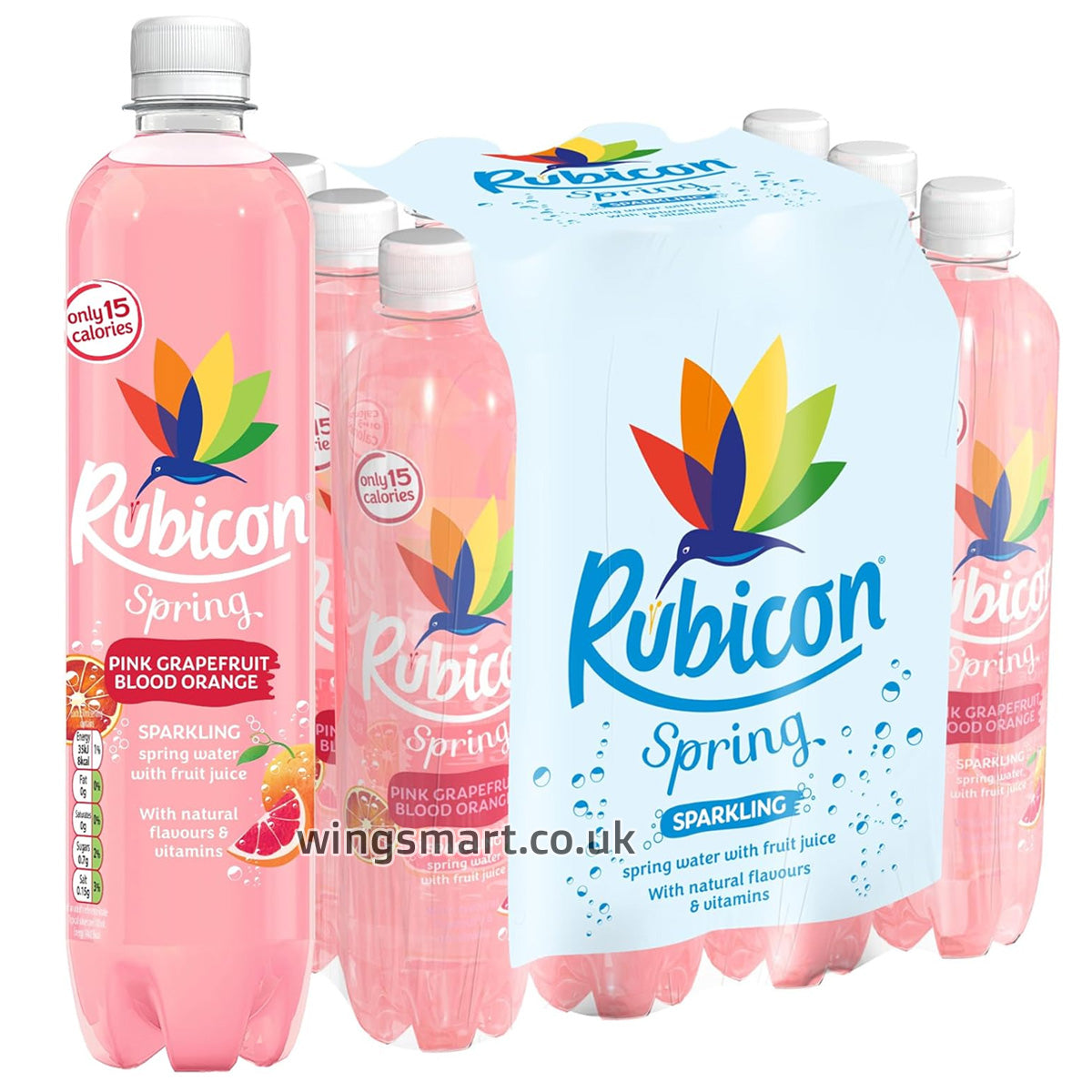 Rubicon Spring Pink Grapefruit Blood Orange 12 x 500ml