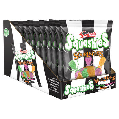 Halloween Swizzels Squashies Squeletons Bags 12 x 120g