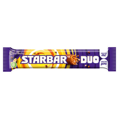 Cadbury Starbar Duo Chocolate Bar 74g (Box Of 32)