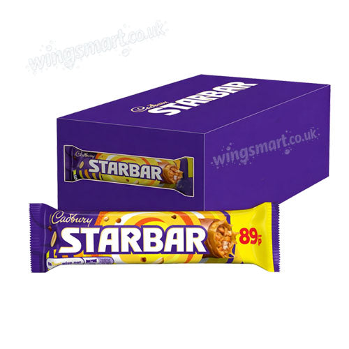 Cadbury Starbar Chocolate Bar 49g PMP (Box of 32 bars)