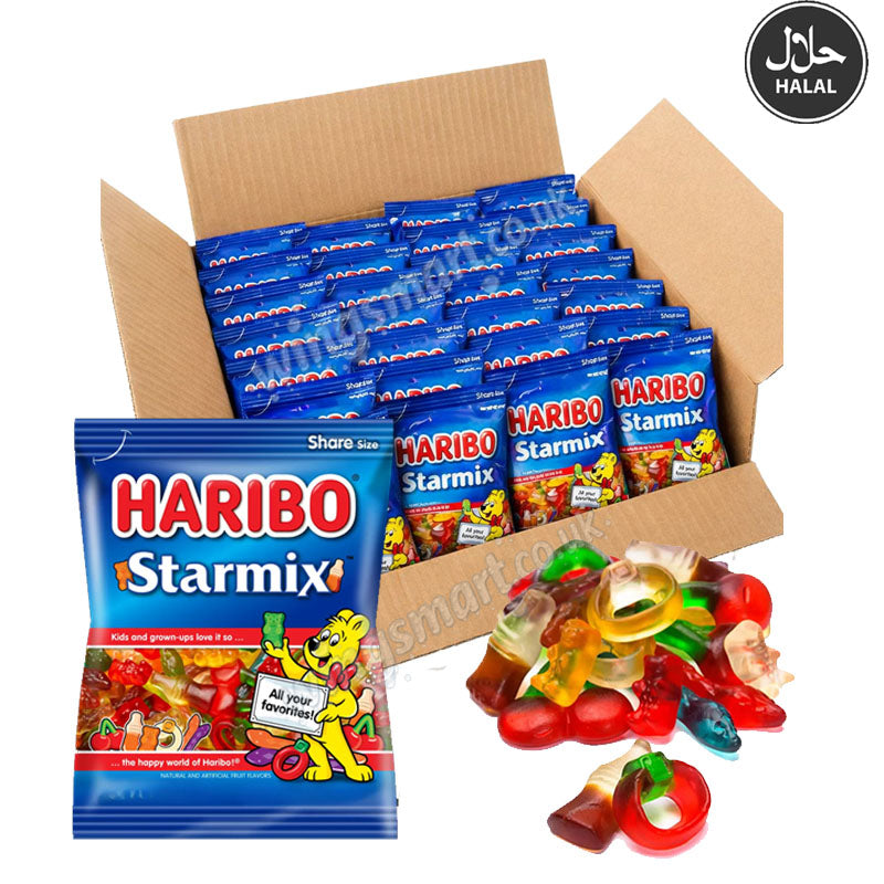Haribo Halal Jelly Sweets 80g - Yummy Varieties