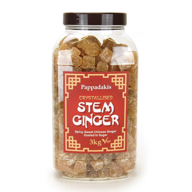Pappadakis Crystallised Stem Ginger Bag(1kg - 3kg)